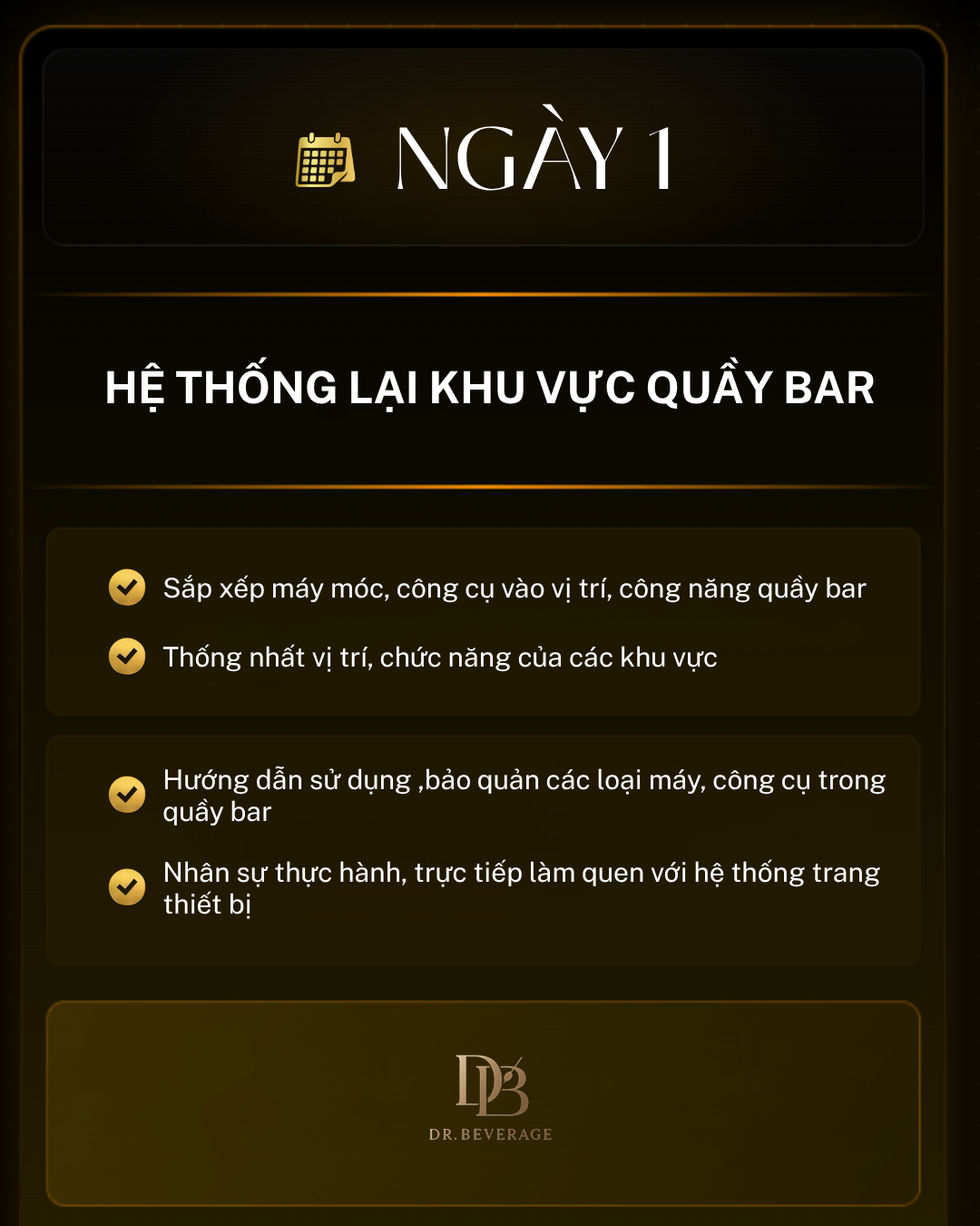 setup quán trọn gói, setup menu, vận hành, đào tạo nhân sự quán